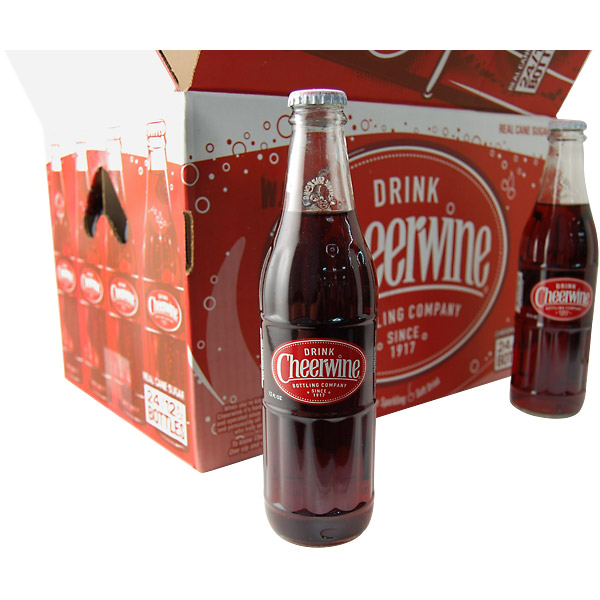 A case of Cheerwine